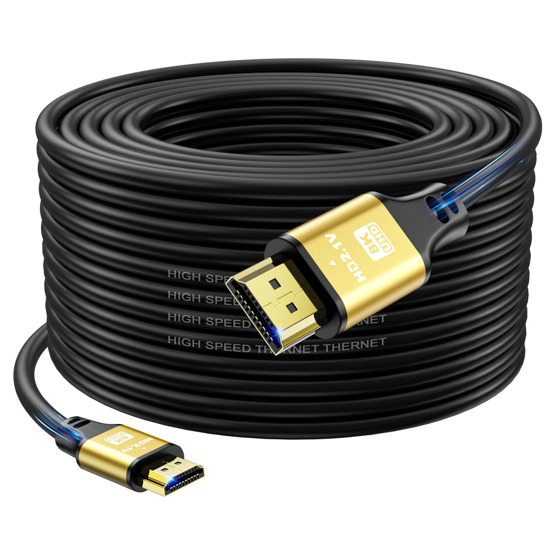 4K HDMI Kabel 20M, 4K@60Hz, 18Gbps Highspeed HDMI 2.0 Kabel, Ultra HD,Ethernet Audio Return,Video 4K