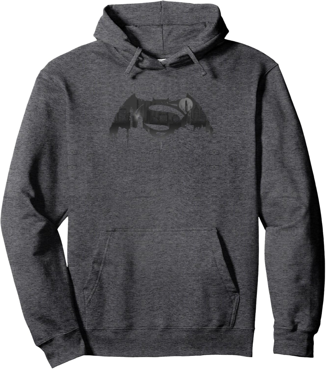 Batman v Superman Cityscape Logo Pullover Hoodie