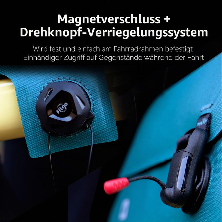 Rhinowalk Fahrrad Rahmentasche mit Magnetverschluss Wasserdicht Rohrtasche Fahrradtasche Fronttasche