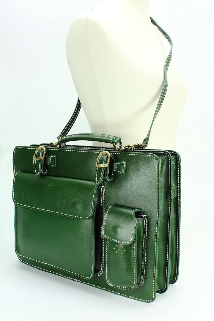 Belli Design Bag Verona italienische Leder Businesstasche Arbeitstasche Messenger Aktentasche Lehrer