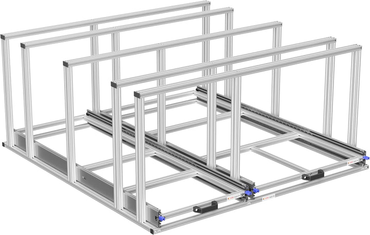 Heckauszug Kastenwagen Doppelauszug, vorbereitet für Ablagefläche, 1265x1166 mm, 200 kg Belastbarkei