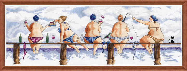 Design Works Crafts Dockside Kreuzstich-Set nach Zählmuster