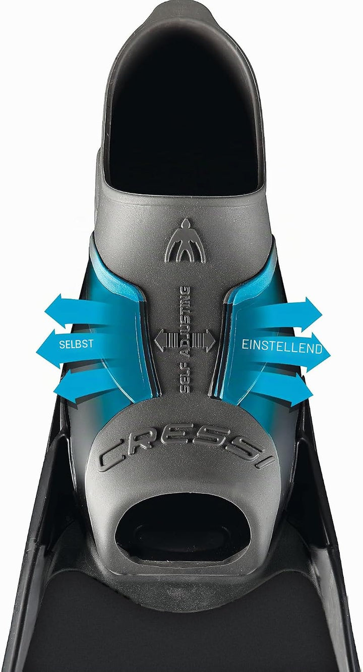 Cressi Herren Gara Modular Schuhs-Anatomisch Geformten 42/43 Schwarz, 42/43 Schwarz