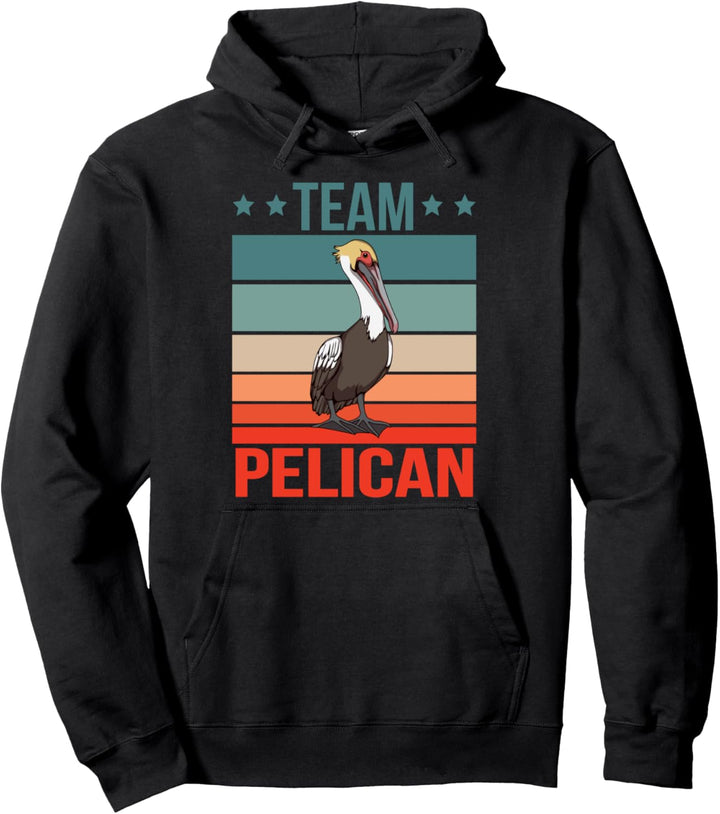 Team Pelikan Ornithologe Vogelkunde Pelikan Pullover Hoodie