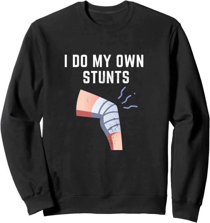 Lustiges gebrochenes Bein Gute Besserung Ich mache meine Sweatshirt