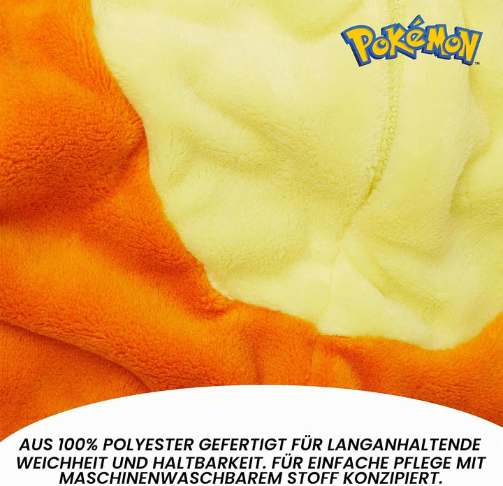 Pokemon-Einteiler mit Kapuze für Jungen oder Mädchen, Evoli, Gengar, Glumanda, Pikachu, Relaxo, Schi