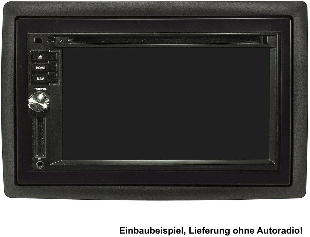 tomzz Audio 2445-036 Doppel DIN Radioblende Set kompatibel mit Renault Megane II Scenic II Bj.2005-2