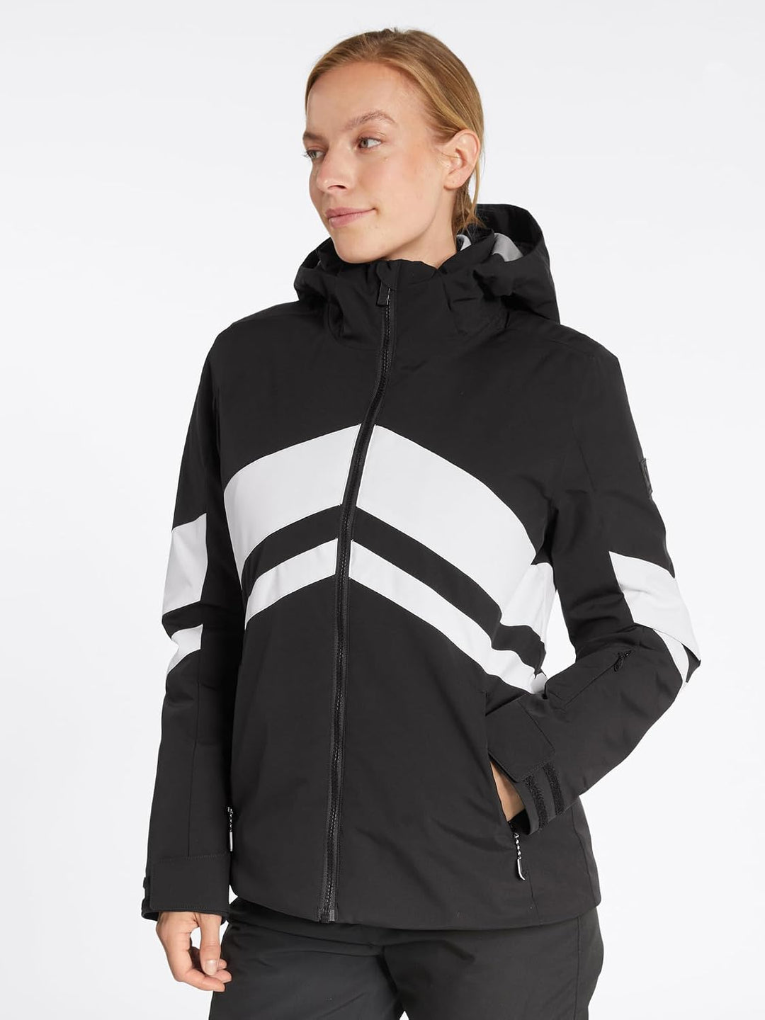 Ziener Damen Telia Ski-Jacke/Winter-Jacke | warm, atmungsaktiv, wasserdicht (1er Pack) 38 Schwarz, 3