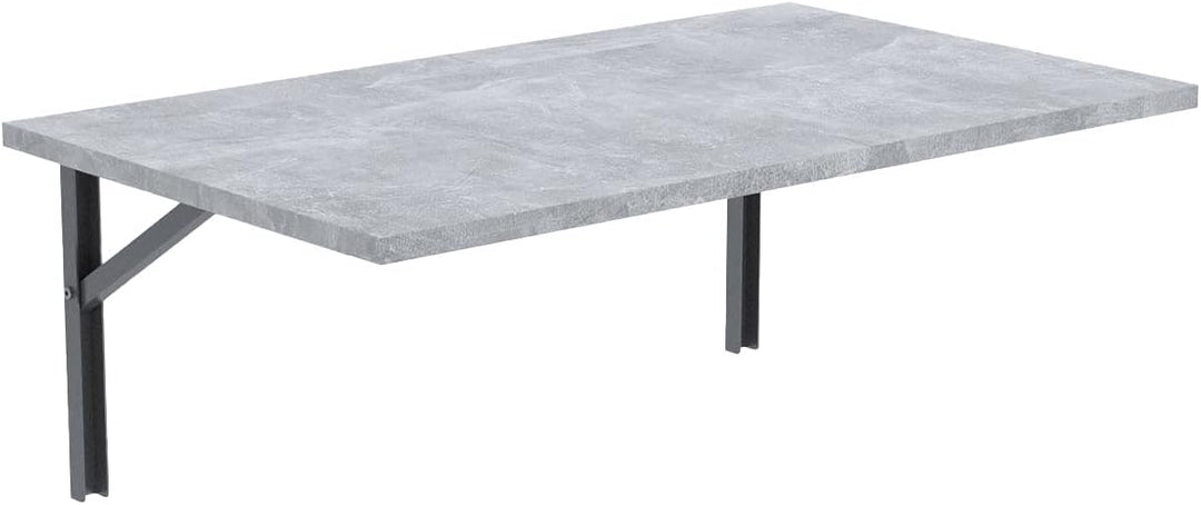 mikon 60x50 | Wandklapptisch Klapptisch Wandtisch Küchentisch Schreibtisch Kindertisch | Beton 60x50