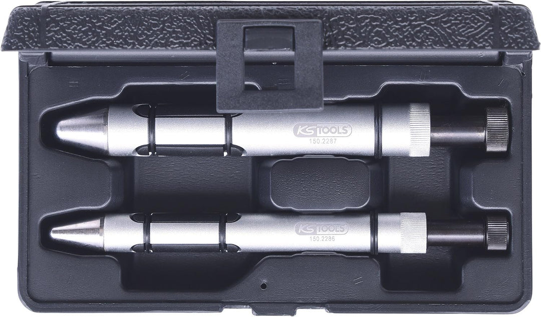 KS Tools 150.2285 Kupplungs-Zentrierdorn-Satz Ø 15,0 - 26,6 mm, 2-tlg.