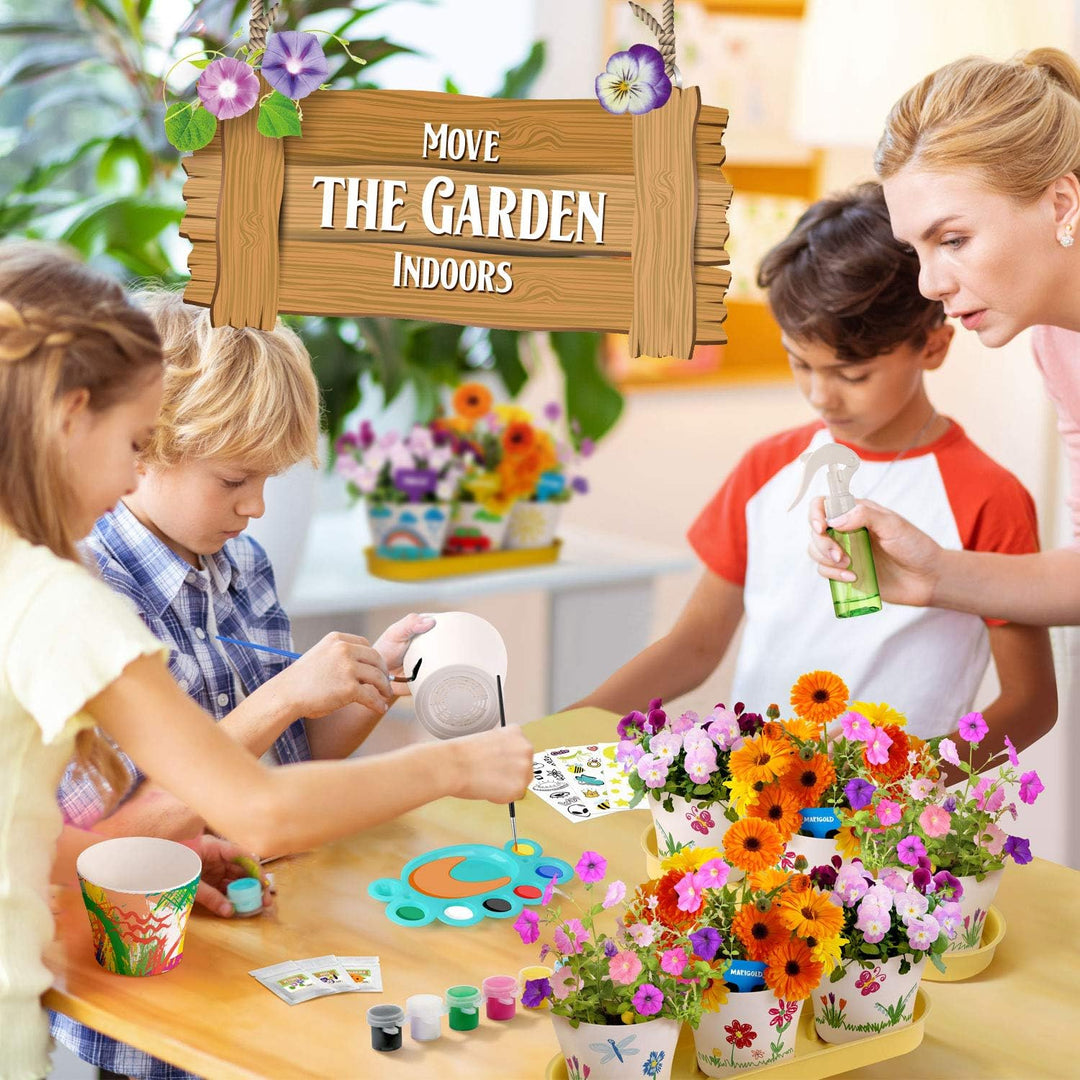 Dr. Daz Malen Garten Anzuchtset Pflanzen Geschenk Kinder Blumen Bonsai Pflanzen Züchten Kinder Set E