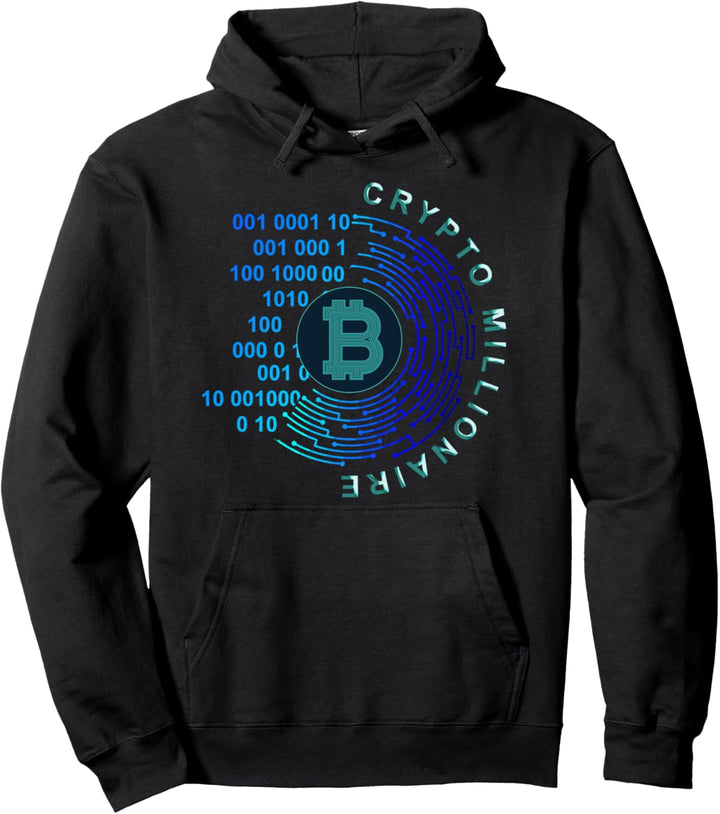 Bitcoin Kryptowährung Millionär to the moon Hodl Pullover Hoodie