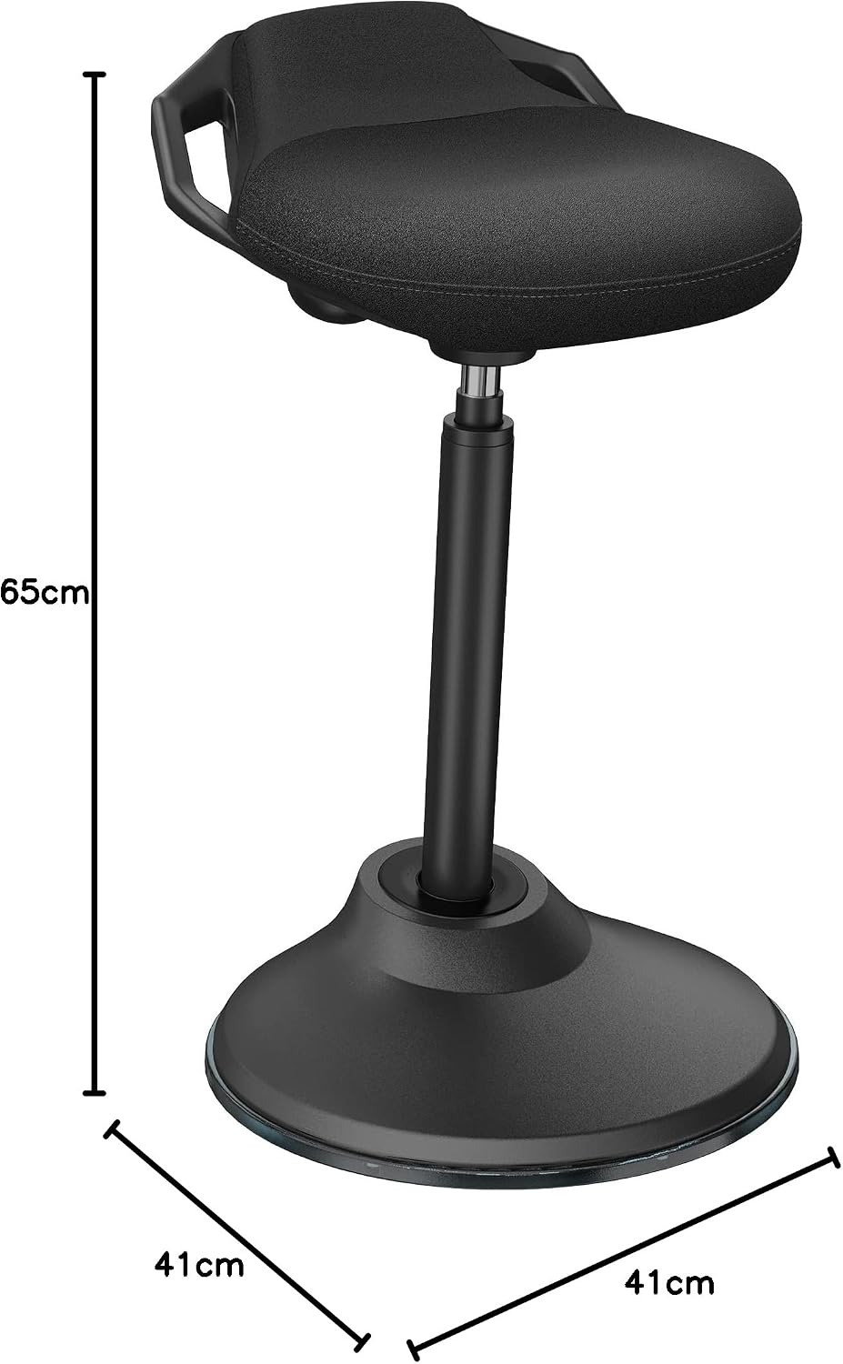 Ergonomischer Stehhocker höhenverstellbar 60–85 cm, Aktivhocker 60-85 CM, 60-85 CM