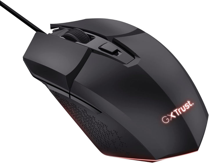 Trust Gaming GXT 109 Felox Gaming Maus mit 6 Programmierbare Tasten, Mehrfarbige LED-Beleuchtung, 20