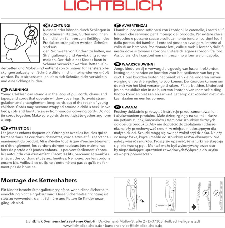 Lichtblick Doppelrollo Klemmfix ohne Bohren, Arena, Blickdicht, Klemmträger-Montage, Sichtschutz, Wa
