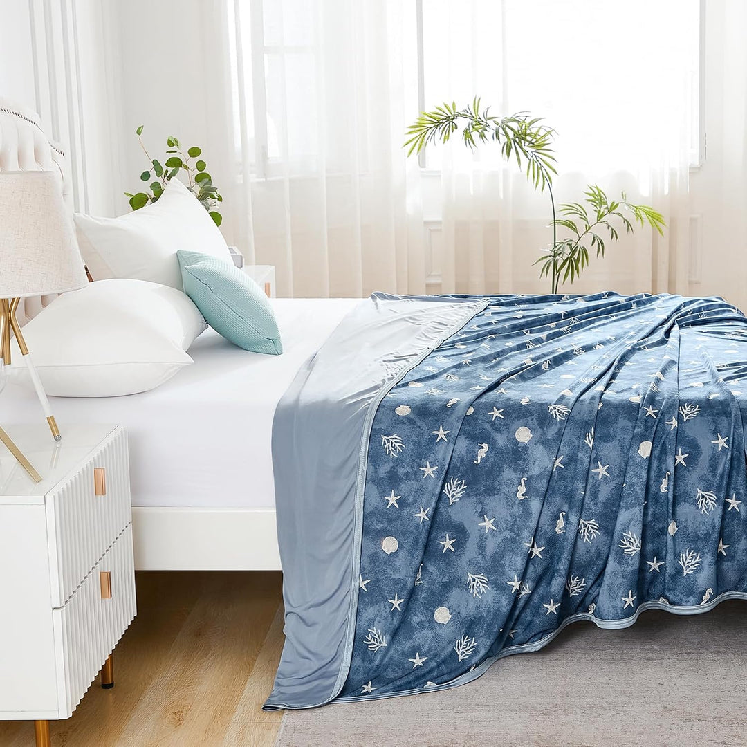 WONGS BEDDING Kühldecke Sommerdecke mit Japanische Arc-Chill Q-Max 0,43 Kühlfasern, Kühlende Decke f