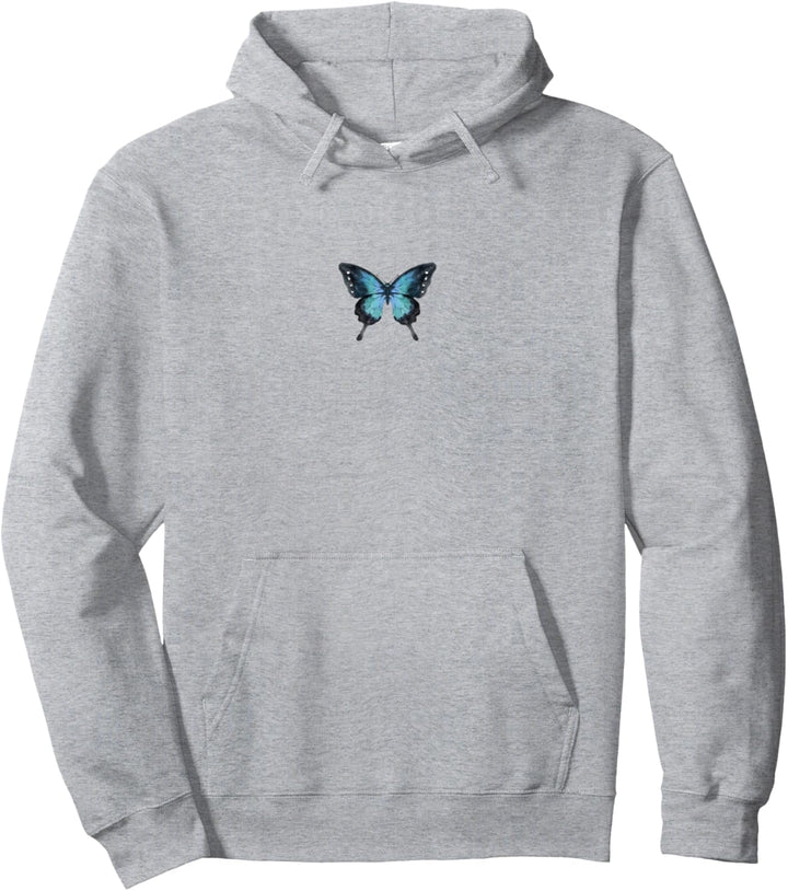 Butterfly Butterflies Botanical Boho Monarch Summer Insect Pullover Hoodie