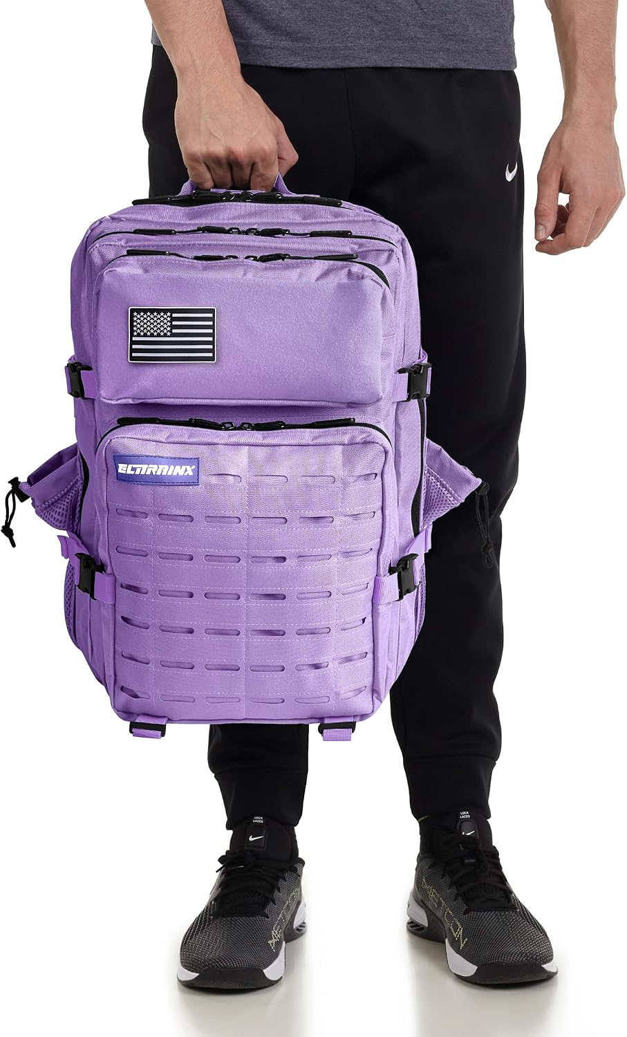 ELITRAINX V2 Militär-Rucksack, 45 l, wasserdicht, Cross-Training, Reisen, Sport, Fitnessstudio, trag