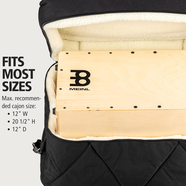 Meinl Percussion MDLXCJB Deluxe Cajon Bag, schwarz