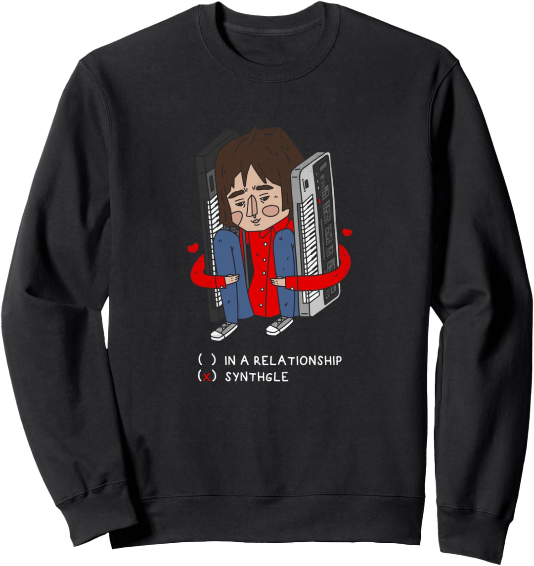 Synthesizer Producer Analog Studio Synth Nerd Vintage Sweatshirt