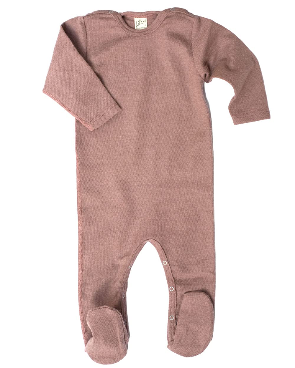 Lilano, Ganzkörperbody/Overall, 70% Wolle (kbT), 30% Seide, 210 gr./m² Mauve 68, Mauve 68