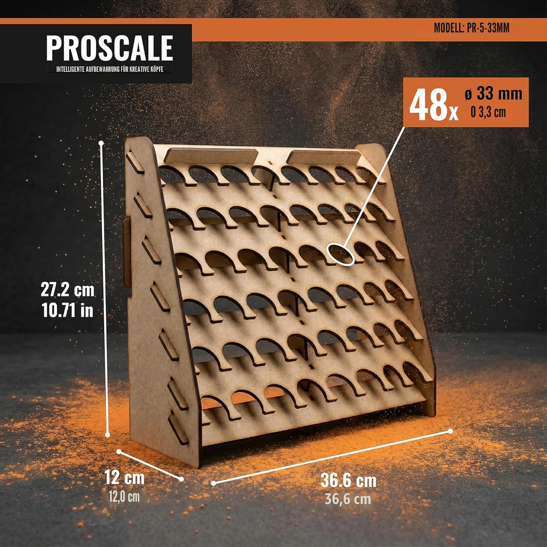 PROSCALE Paint rack citadel Wand farbständer. Tabletop citadel farben aufbewahrung model wall paint
