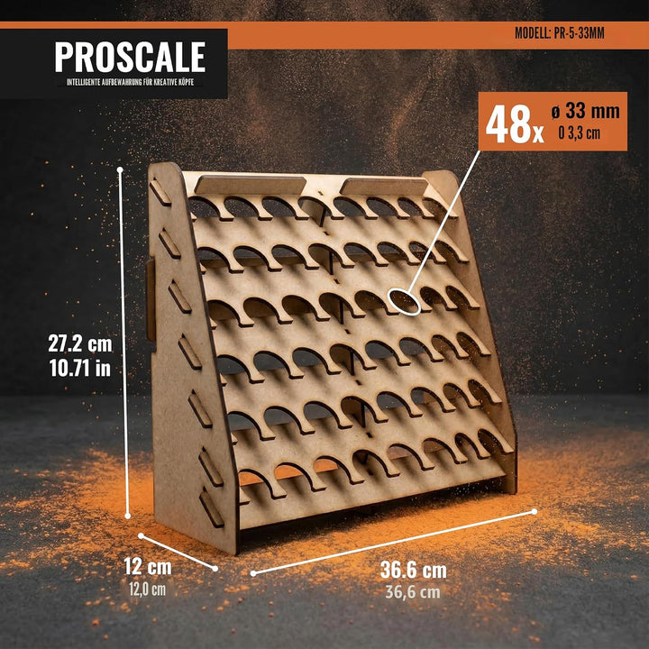 PROSCALE Paint rack citadel Wand farbständer. Tabletop citadel farben aufbewahrung model wall paint