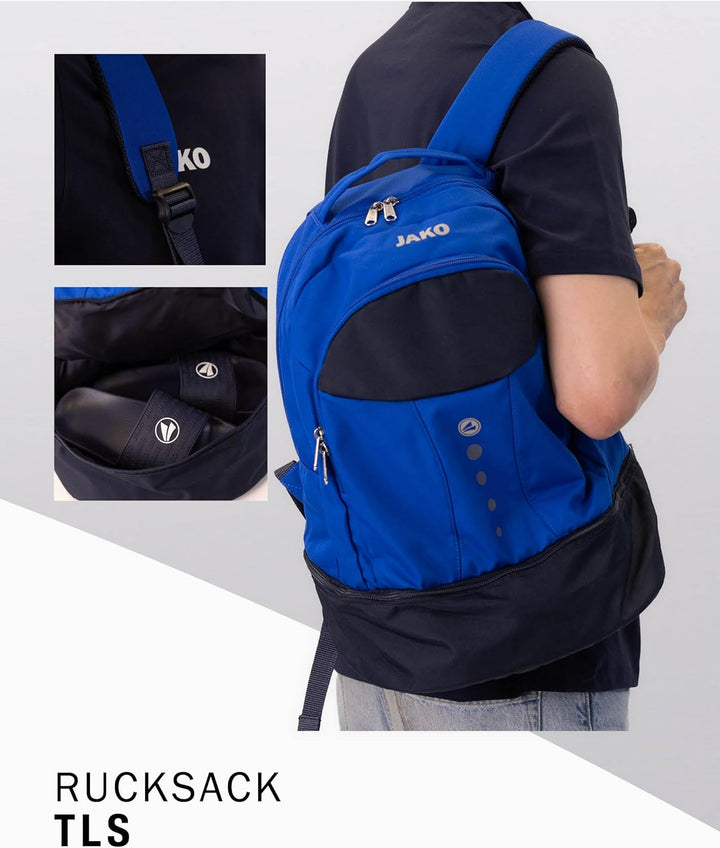 JAKO Striker Rucksack Ohne Geschlecht EMPTY/NO SIZE Royal, EMPTY/NO SIZE Royal