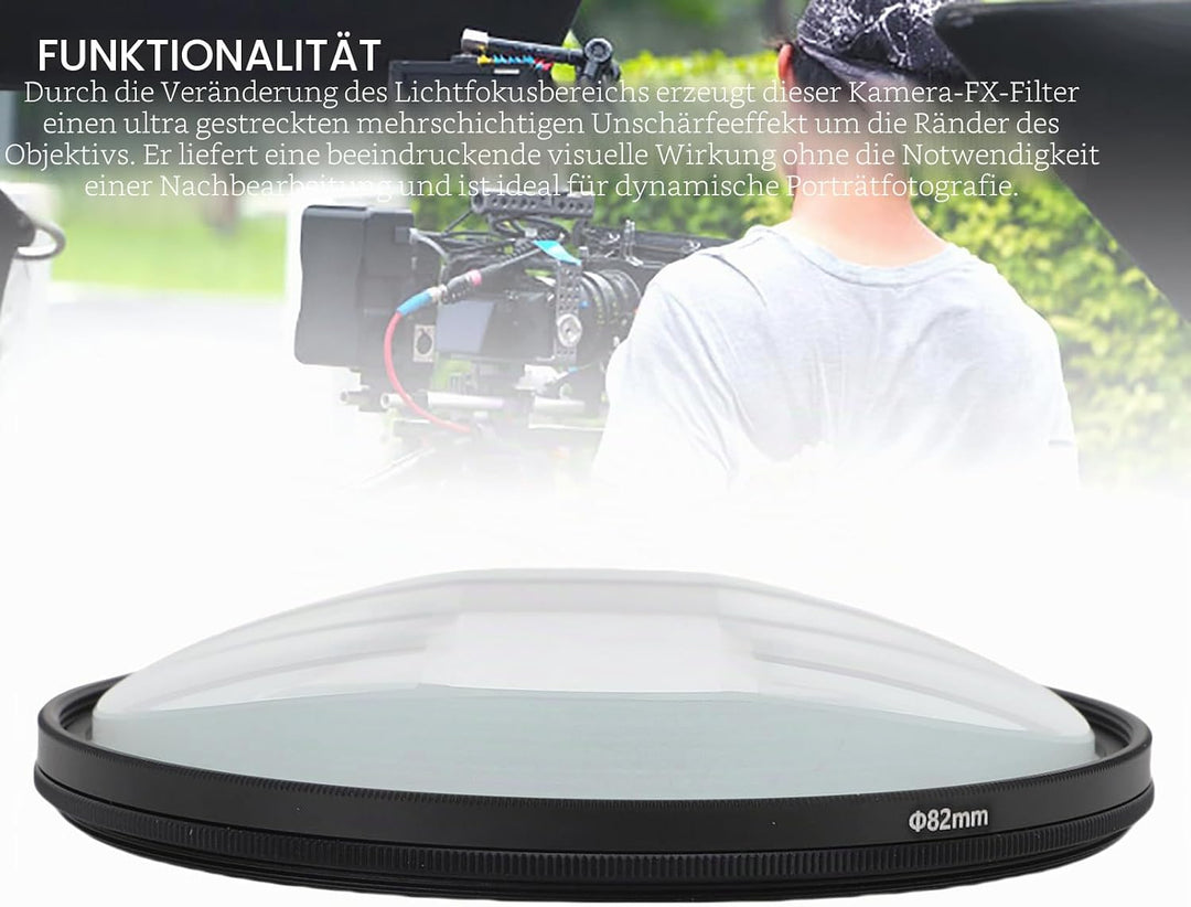 82 -mm -Kamera FX -Filterbewegung Supergeschwindigkeit Objektiv Kamera FX Blur Objektivfilter