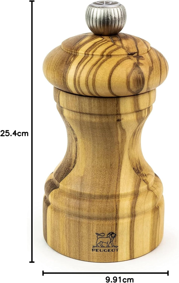 PEUGEOT 38229 Mühle, Olivenholz, 10 cm Olivenholz Salzmühle, Olivenholz Salzmühle