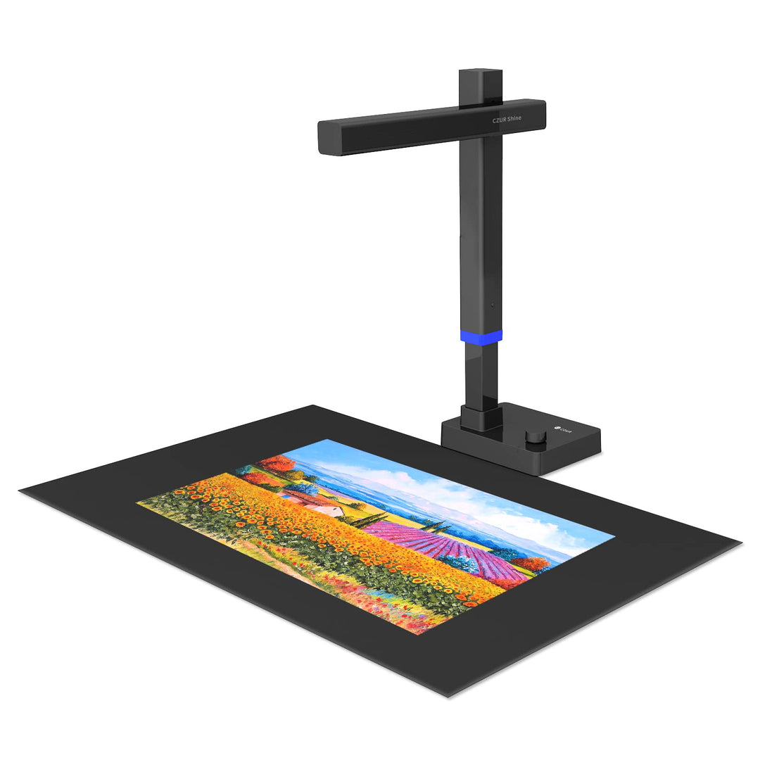 CZUR Shine Ultra Pro 24 MP Professionelle Dokumentenkamera Faltbarer Dokumentenscanner A3 Buchscanne