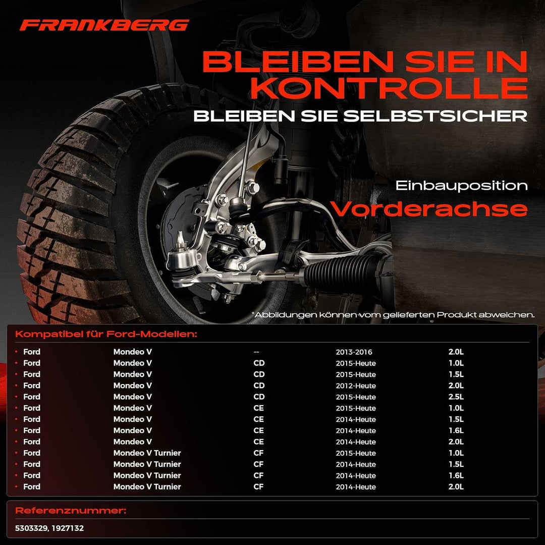 Frankberg Querlenker Vorne Unten Links Kompatibel mit Mondeo V Schrägheck CE 2014-2020 Mondeo V Stuf