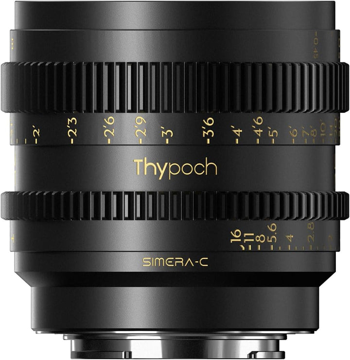 THYPOCH Simera-C 35mm T1.5 FF Prime Cine Lens for Sony E-Mount Black Sony E Mount 35mm Brennweite, S
