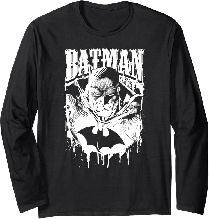 Batman Bat Metal Langarmshirt