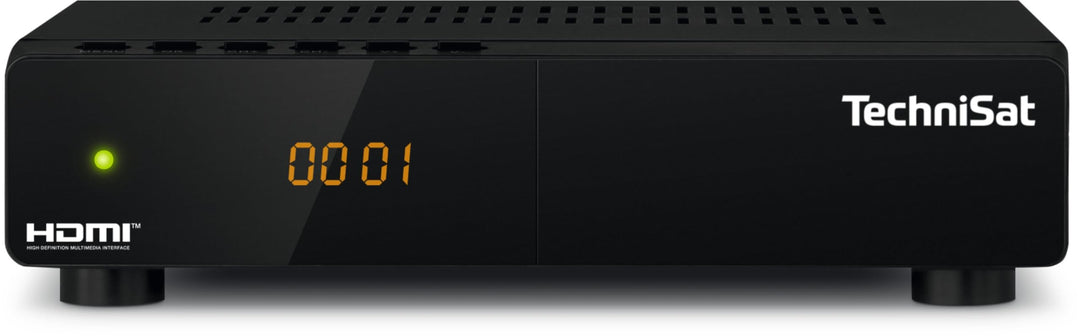 TechniSat HD-S 210 – Kompakter HD Satellitenreceiver (DVB-S/S2, HDMI, USB Mediaplayer, vorinstallier
