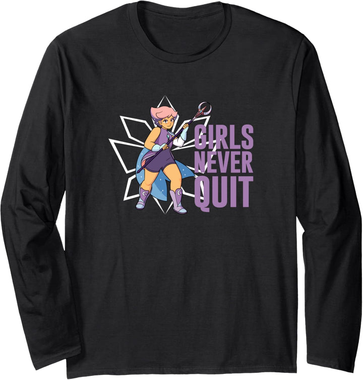 She-Ra Girls Never Quit Langarmshirt