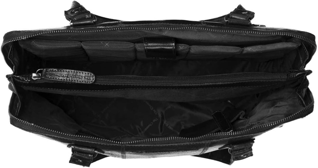 The Chesterfield Brand Resa - Schultertasche 13" 38 cm Schwarz, Schwarz