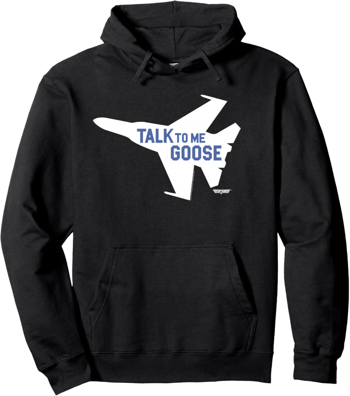 Top Gun sprechen mit mir Goose Silhouette Pullover Hoodie