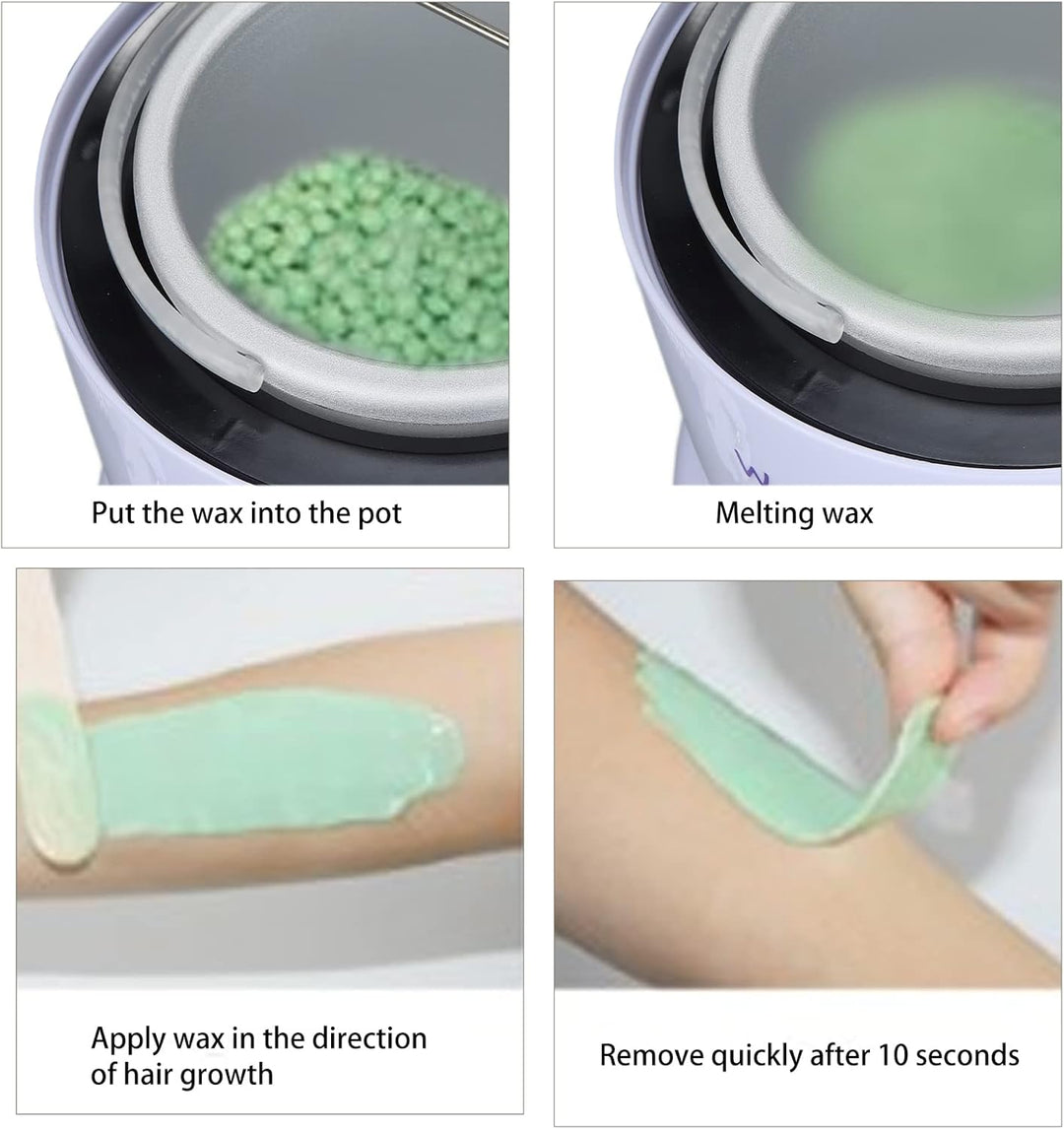 Wachswärmer, Enthaarungserhitzer mit anpassbarer Temperatur, Haarentfernung Hot Wax Warmers Waxing P