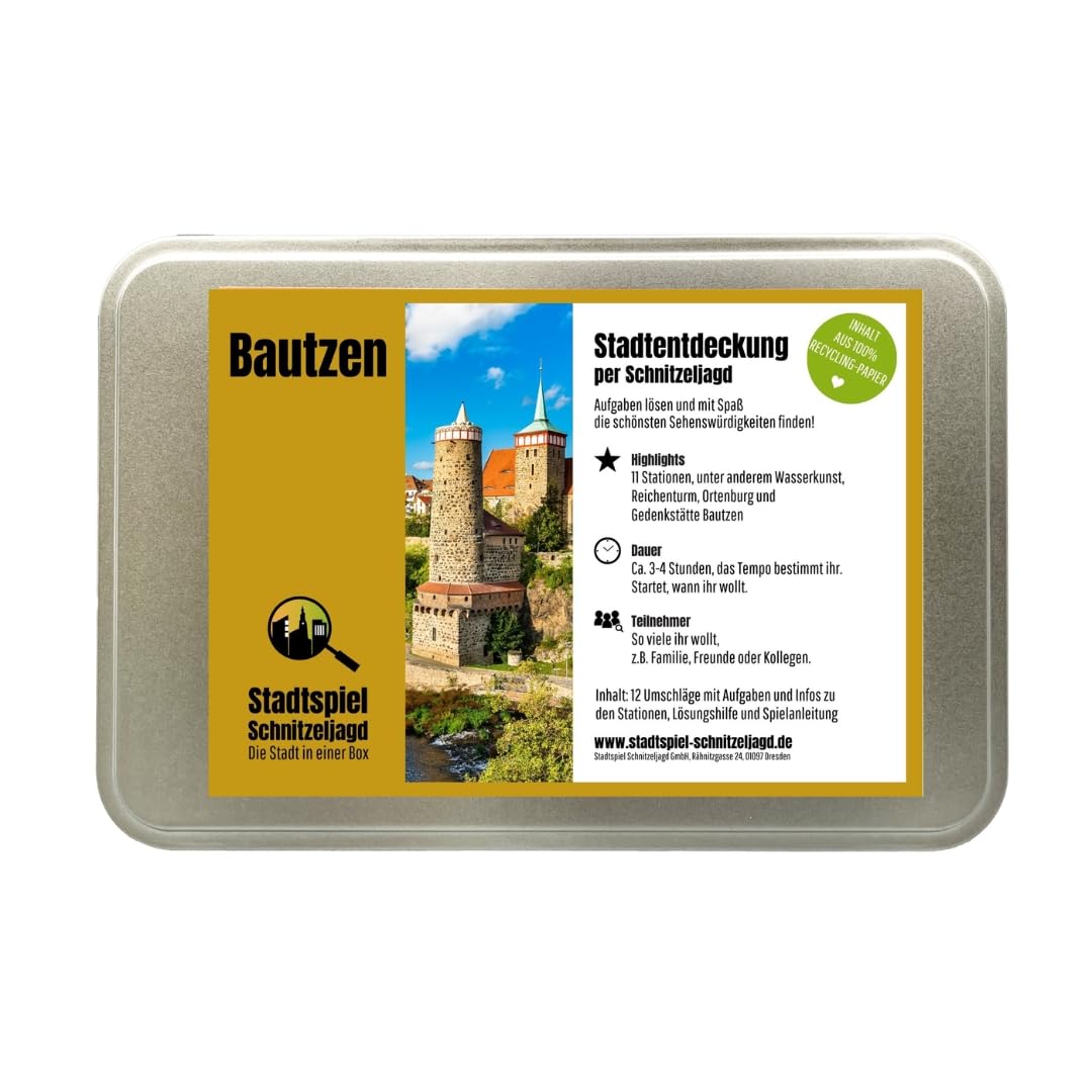 Schnitzeljagd Bautzen – Stadtspiel für Erwachsene und Familien | Stadtrallye durch die Bautzner Alts