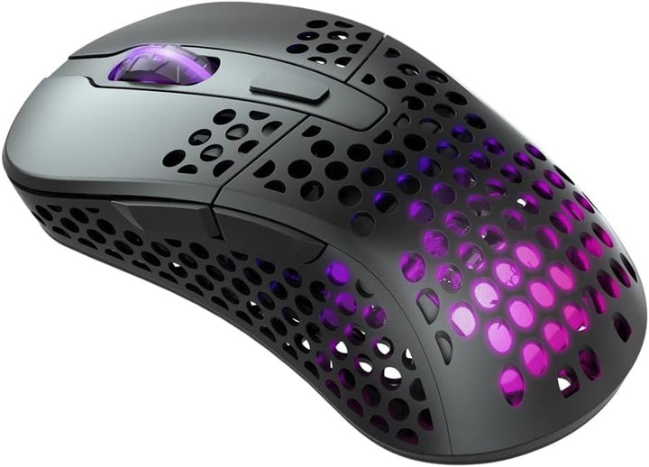 Xtrfy M4 Kabellose ultraleichte Gaming-Maus, RGB, verstellbare Form, 2,4 GHz, verzögerungsfrei, kabe