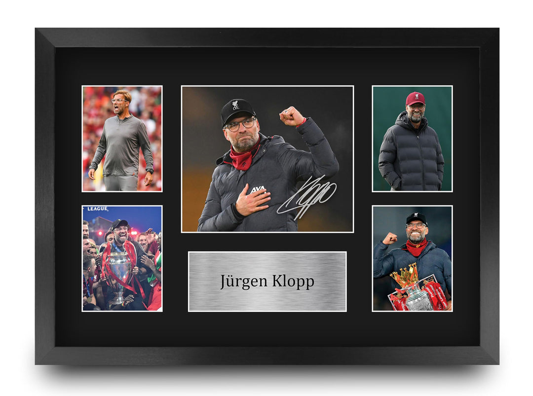 HWC Trading FR A3 Jurgen Klopp Liverpool Manager Gedruckte Erinnerungsstücke Signiert Autogramm Foto