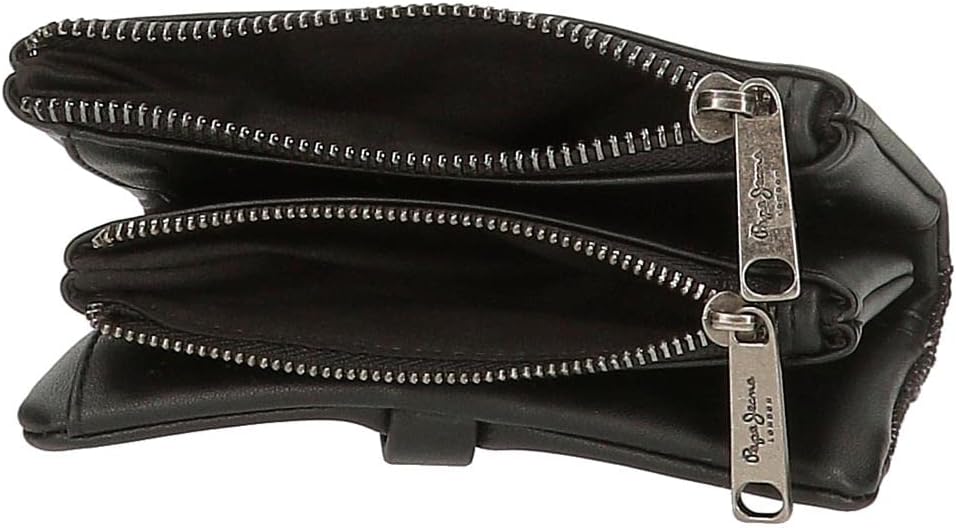 Pepe Jeans Daila Geldbörse schwarz Baumwolle, Polyester und PU. Brieftasche, Brieftasche