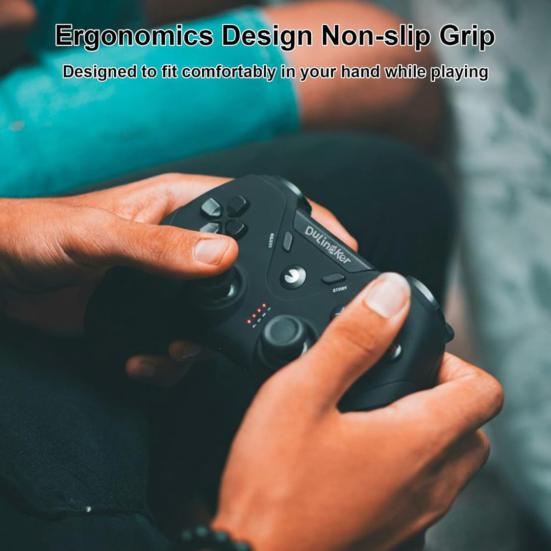 DuLingKer PC Controller Wireless, PS3 Controller PC Gamepad mit Dual Vibration, 2,4G Wireless Gaming
