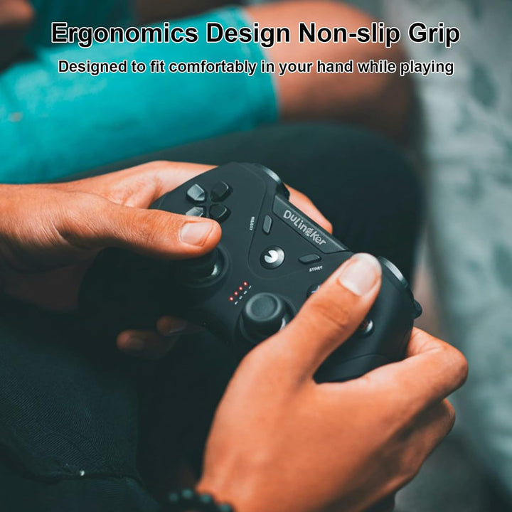 DuLingKer PC Controller Wireless, PS3 Controller PC Gamepad mit Dual Vibration, 2,4G Wireless Gaming