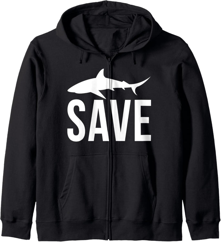 Save The Sharks Schützt Den Hai Tierschutz Kapuzenjacke