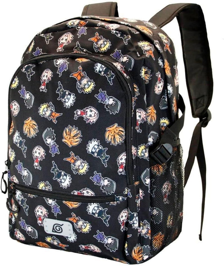 Naruto Wind-FAN HS Fight Rucksack, Schwarz