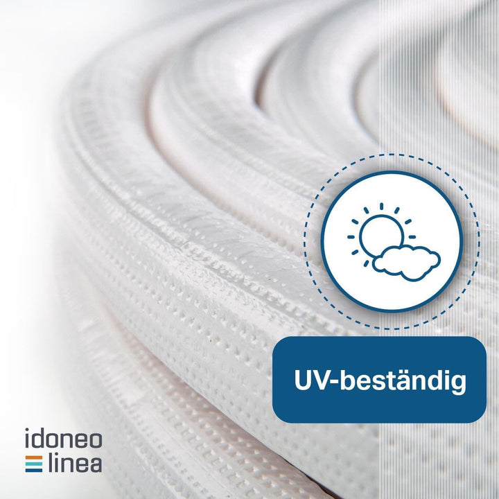 Idoneo Linea Kältemittelleitung 1/4” 3/8” 1/2” 5/8” Einzelrohr Kupferrohr isoliert (5/8", 16m) 5/8”