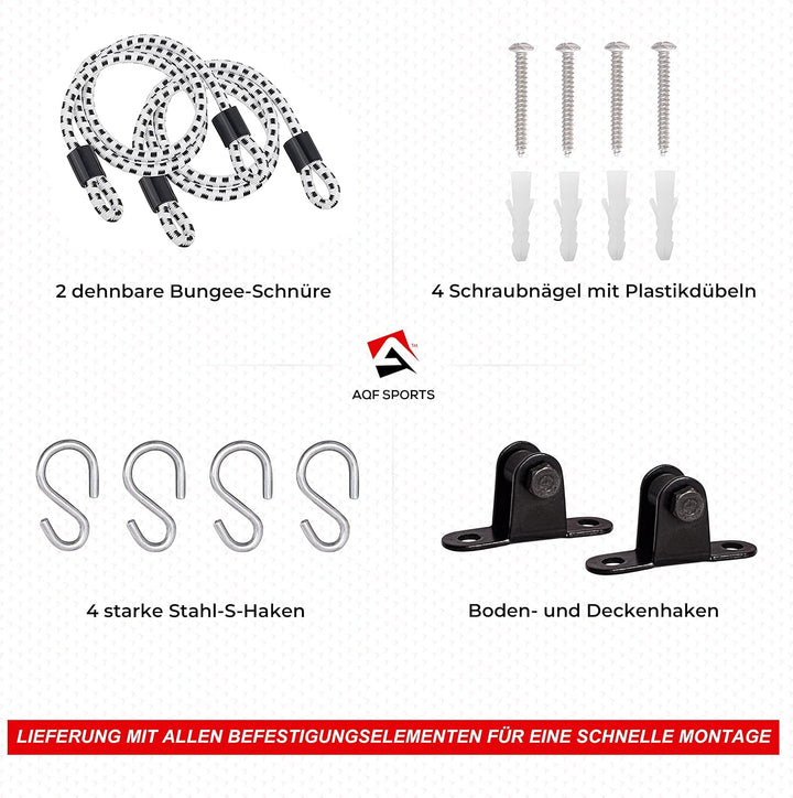 AQF Boxen Doppelendball Rex Leder Boxbirne Set MMA Punchingball Erwachsene Training Speedball Set Bl