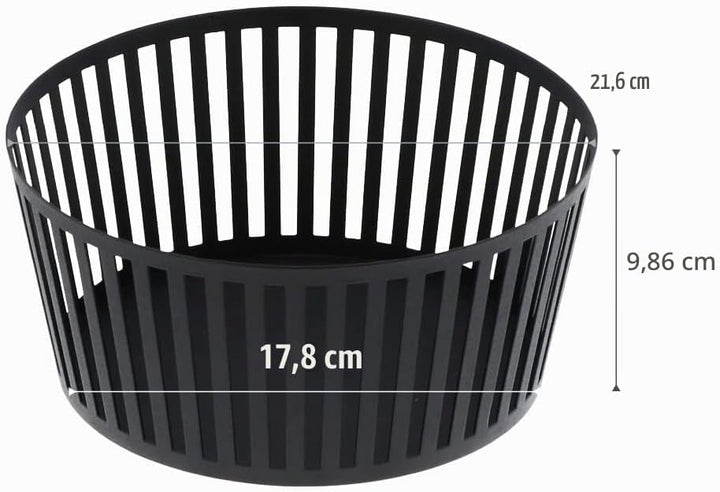 Fruit basket deep - Tower - black Schwarz, Schwarz